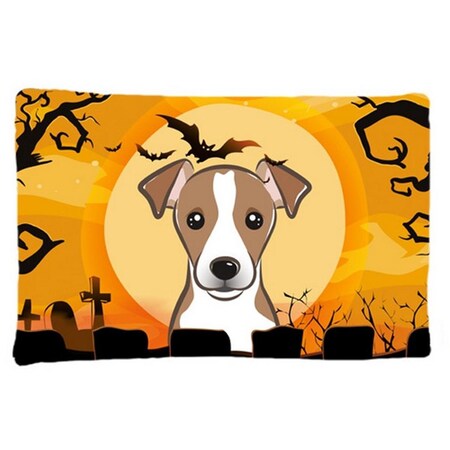 Carolines Treasures Halloween Jack Russell Terrier Fabric Standard Pillowcase BB1818PILLOWCASE